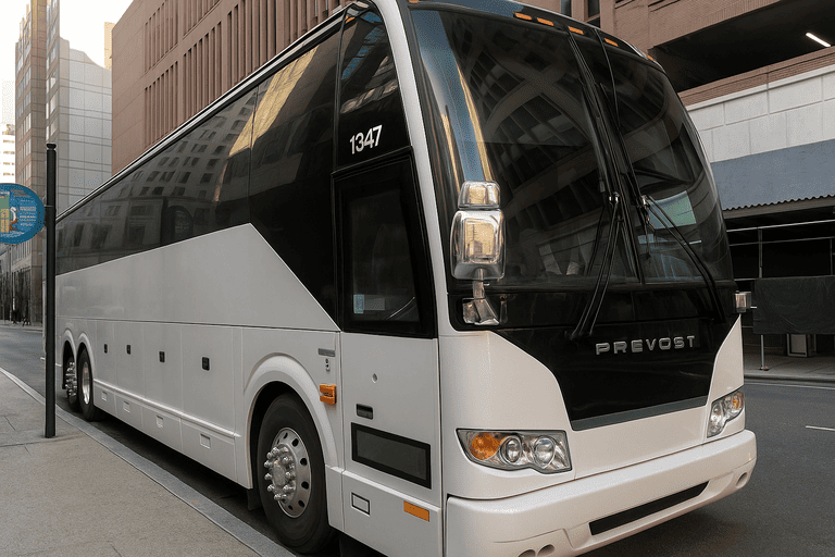 a Charter Bus Rental Jackson coach bus